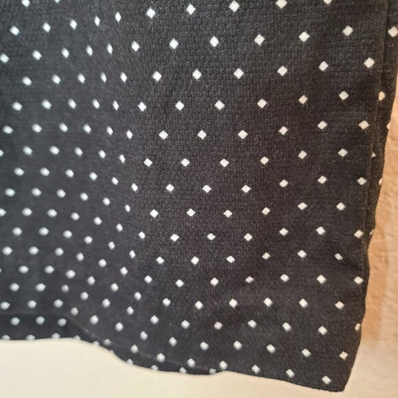 Rafaella Skirt Womens Size 10 Black White Diamond Print Pencil Career Office - Picture 5 of 12